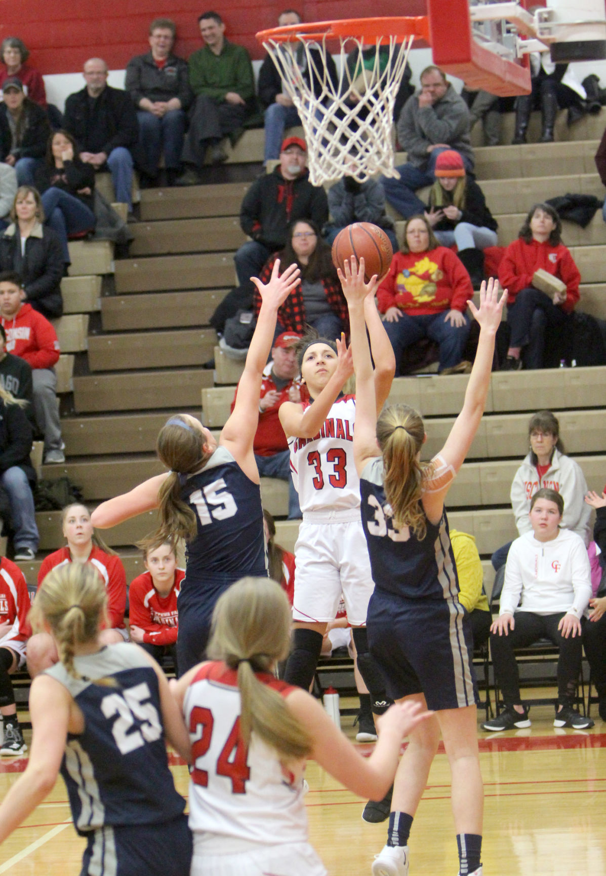 Hudson at Chi-Hi girls basketball 1-25-19
